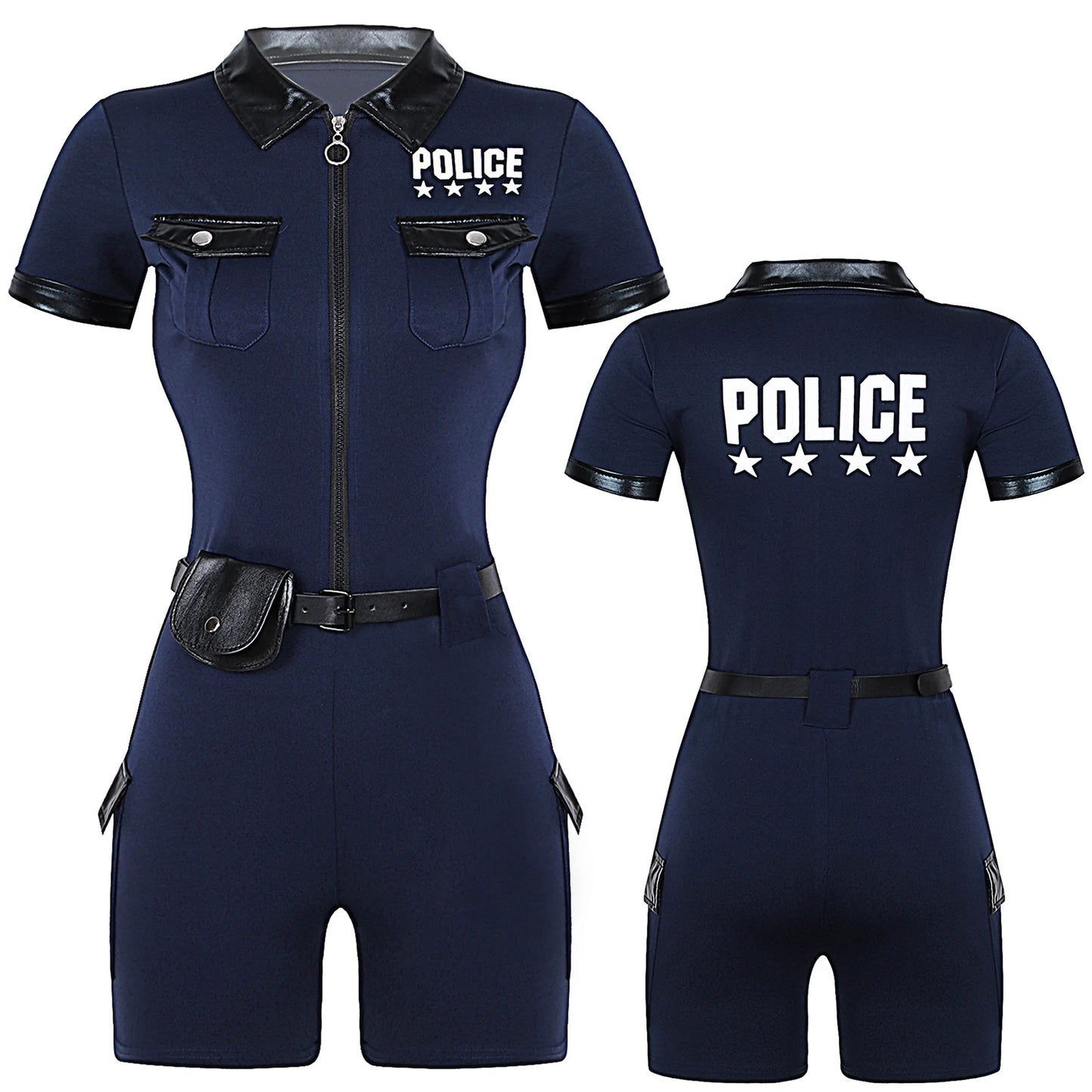Badass Policewoman Cosplay Jumpsuit TM