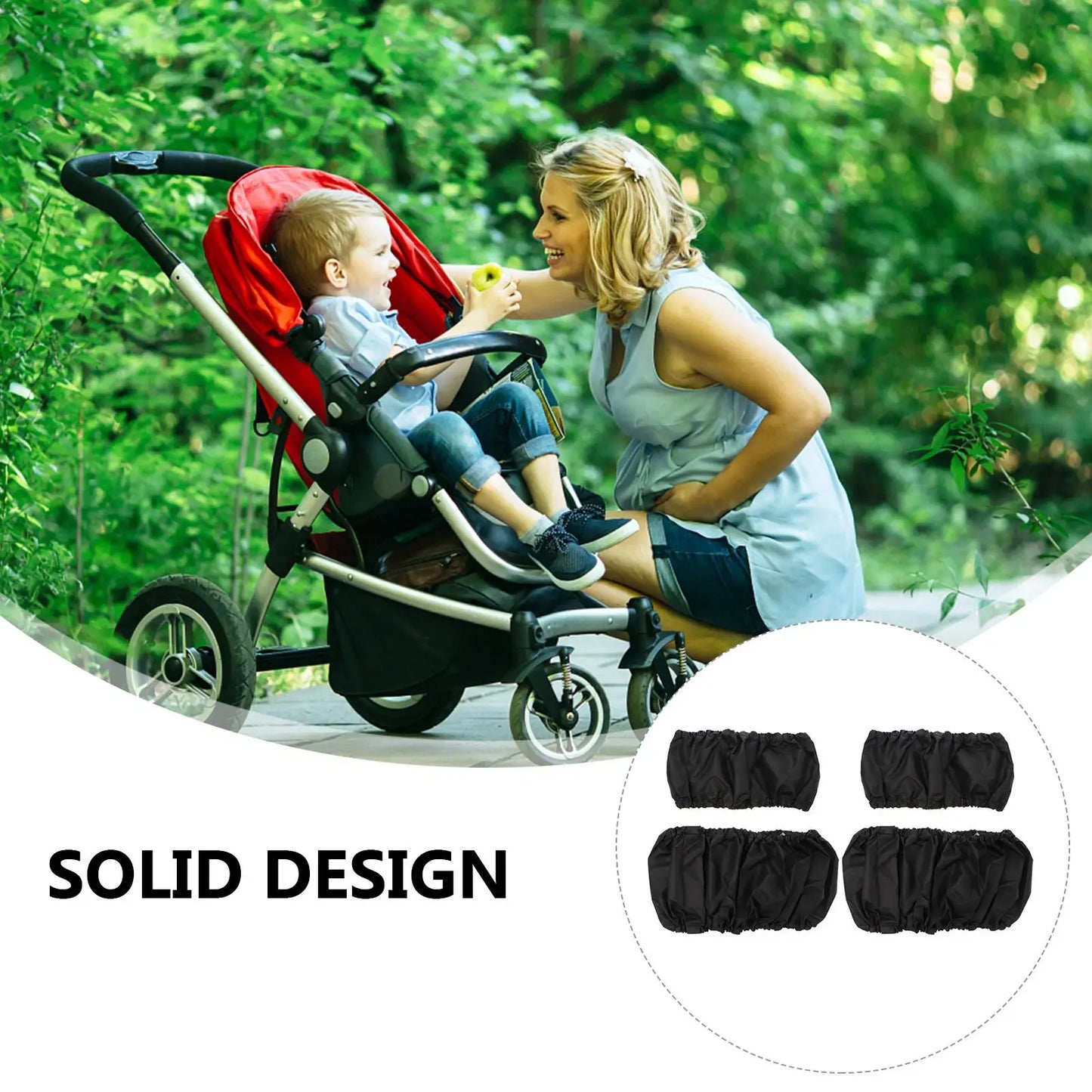 Premium Stroller Wheel Covers™