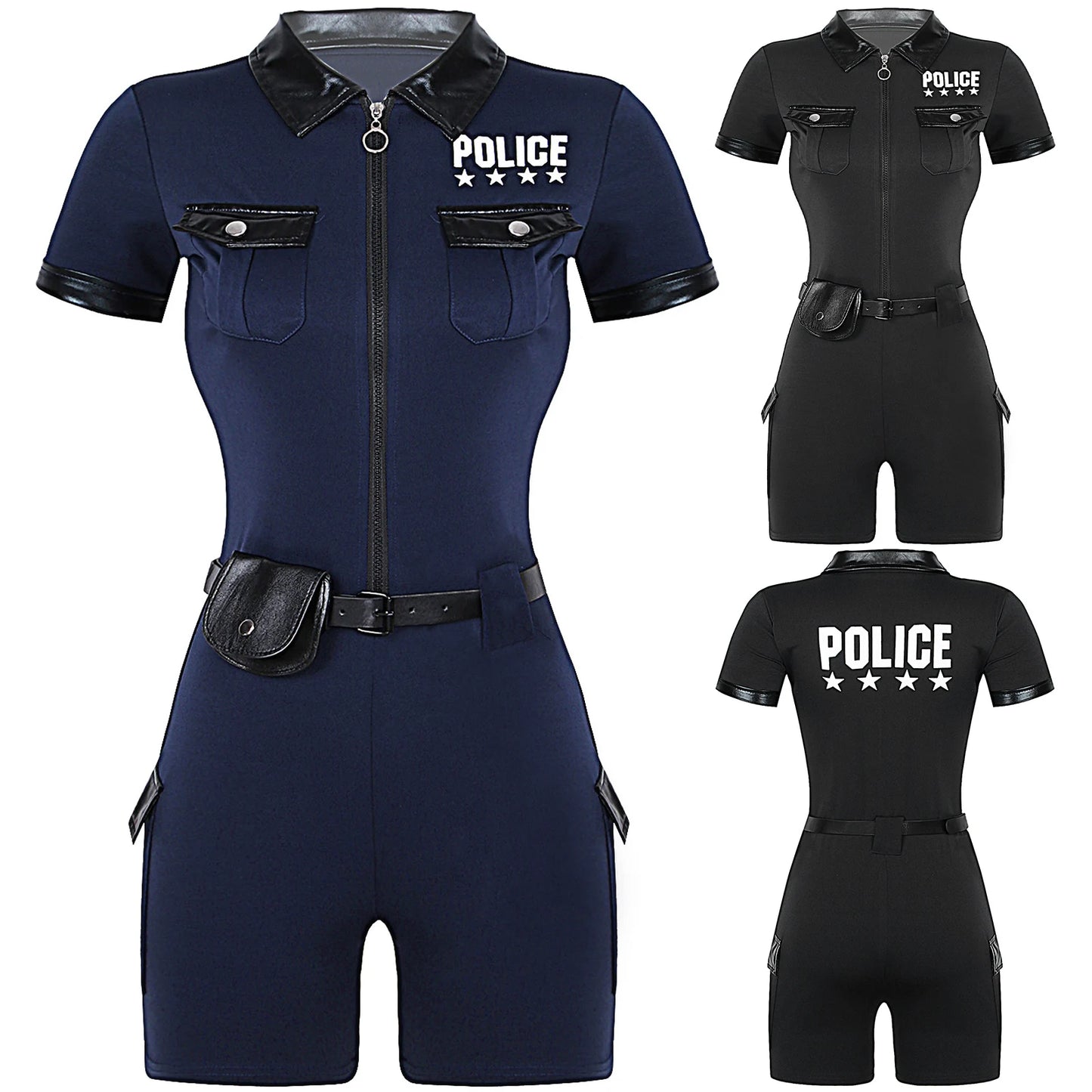 Badass Policewoman Cosplay Jumpsuit TM
