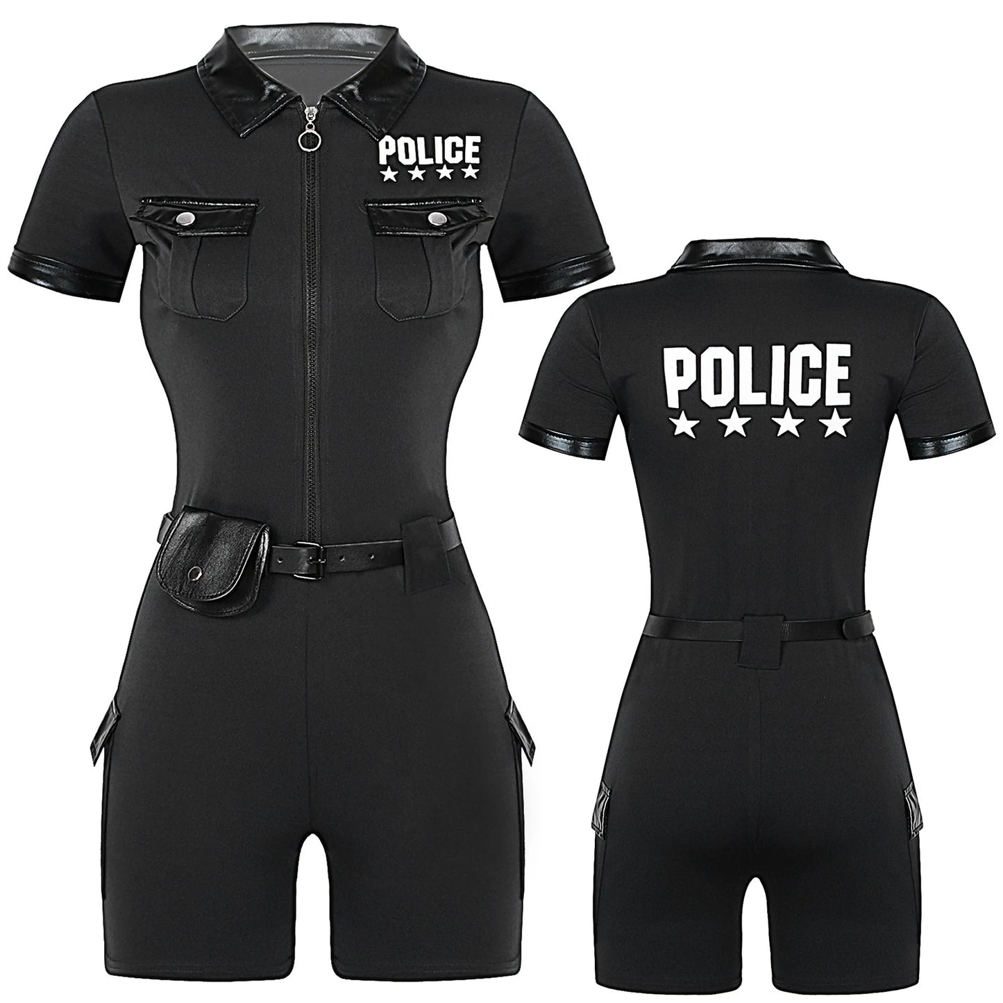 Badass Policewoman Cosplay Jumpsuit TM