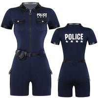 Badass Policewoman Cosplay Jumpsuit TM