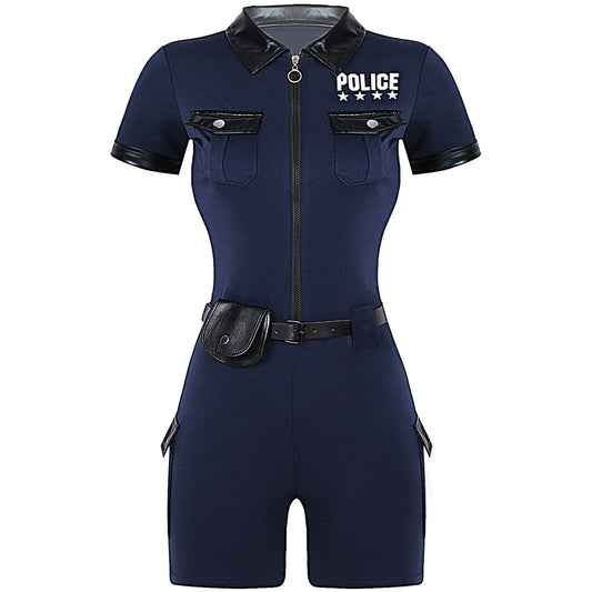 Badass Policewoman Cosplay Jumpsuit TM