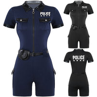 Badass Policewoman Cosplay Jumpsuit TM