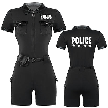 Badass Policewoman Cosplay Jumpsuit TM